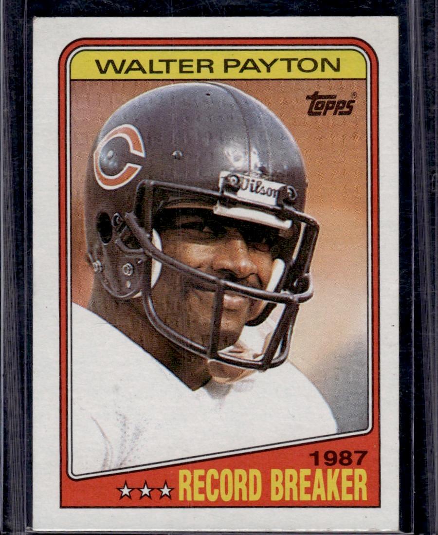 Walter Payton 1988 Topps 1987 Record Breaker #5