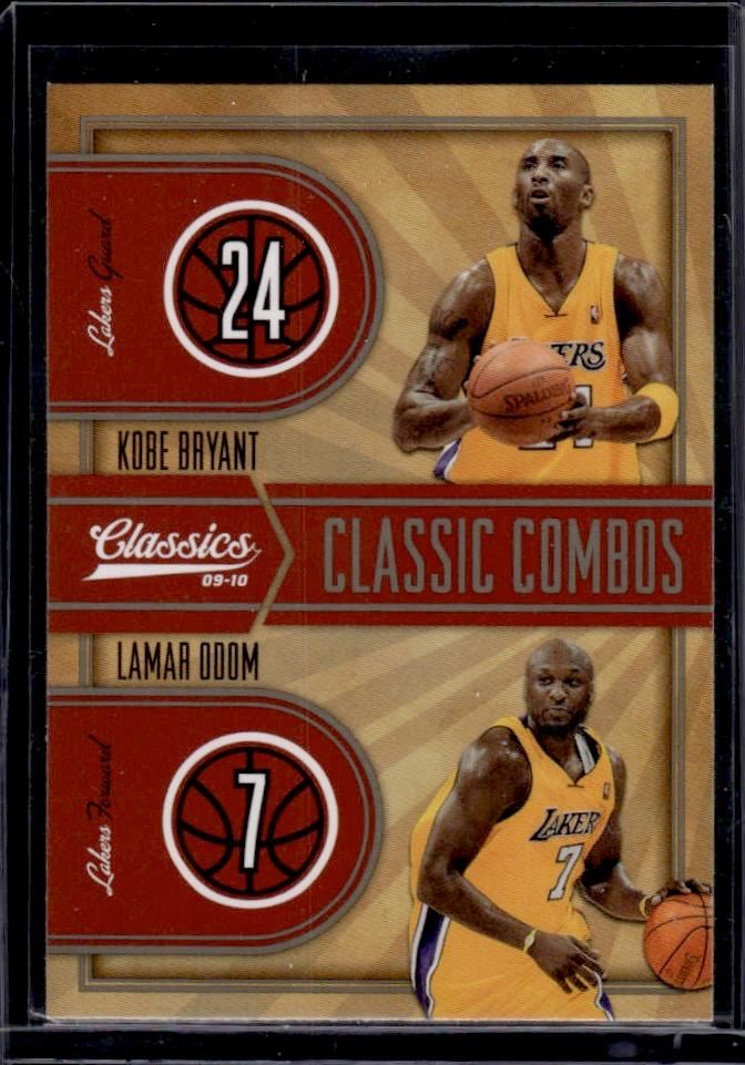 Kobe Bryant Lamar Odom 2009-10 Panini Classics Classic Combos #1
