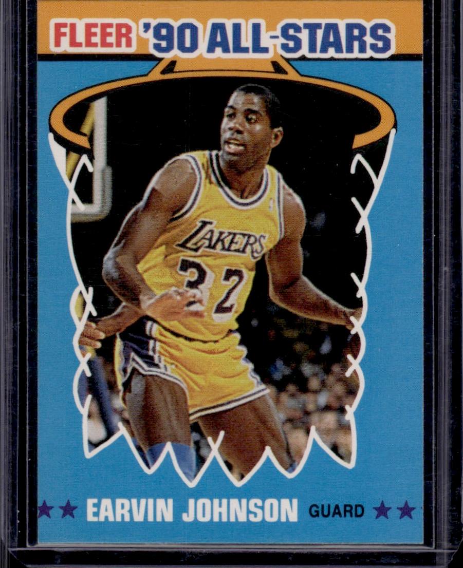 Magic Johnson 1990 Fleer All Stars Subset #4