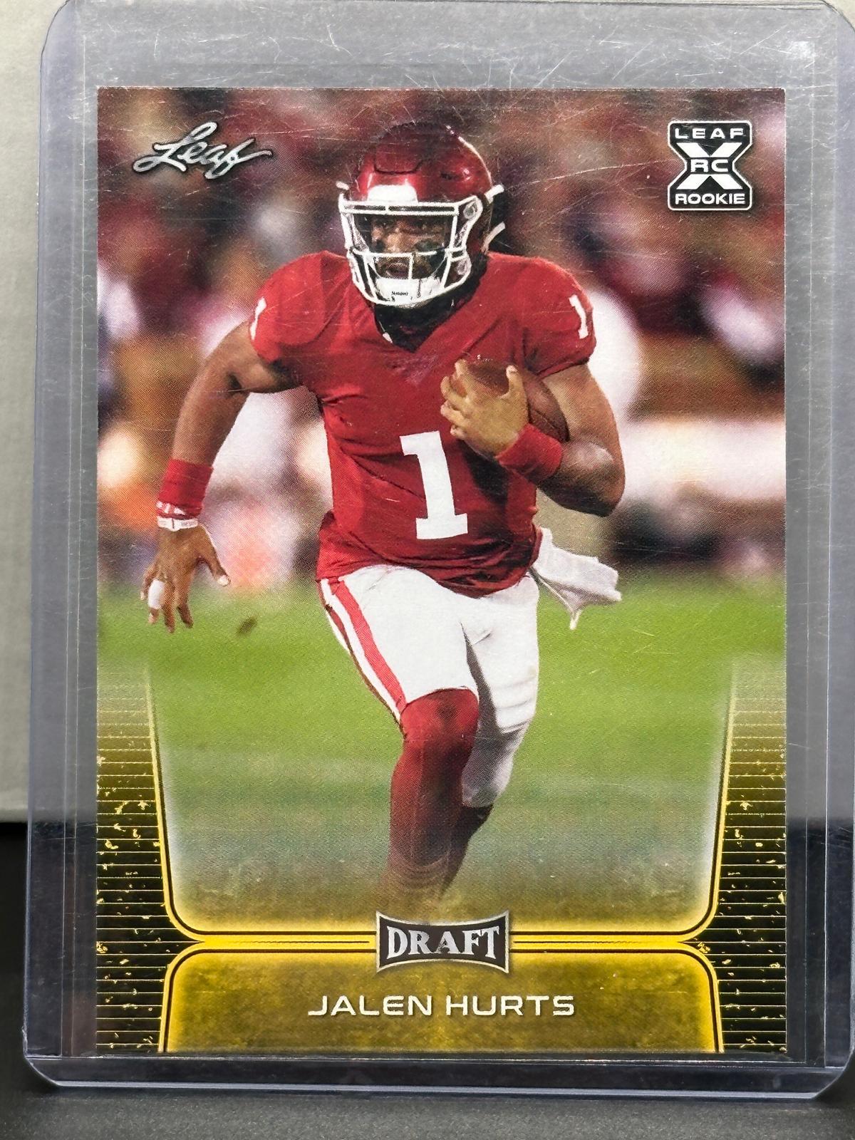 Jalen Hurts 2020 Leaf Draft Rookie RC #15