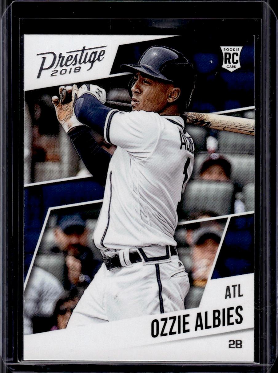 Ozzie Albies 2018 Panini Prestige Rookie RC #17