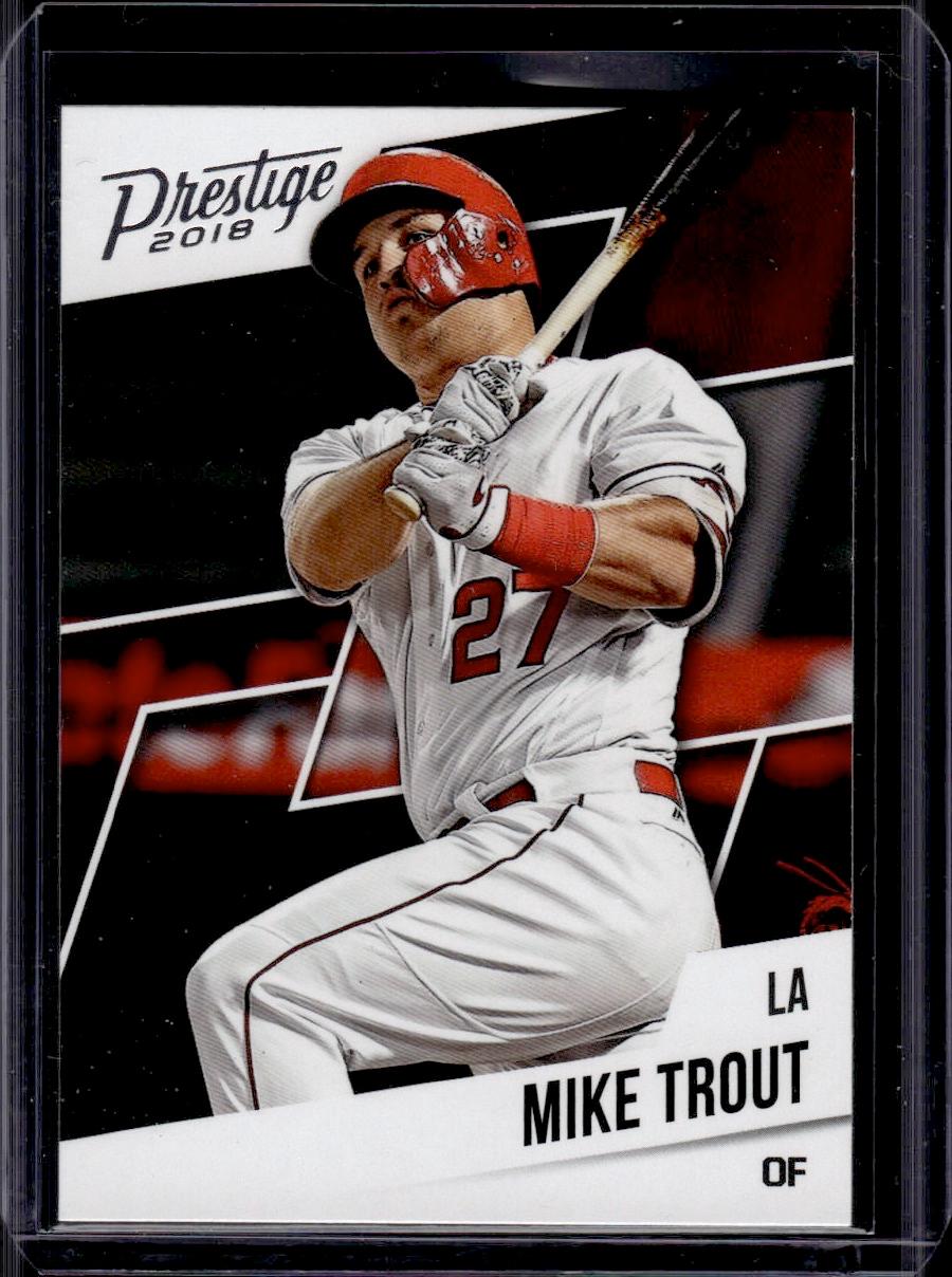 Mike Trout 2018 Panini Prestige #11