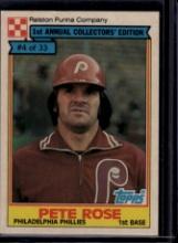 Pete Rose 1984 Ralston Purina Company 1st Annual Collectors Edition #4