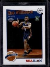 Zion Williamson 2019-20 Panini Hoops Rookie RC #296