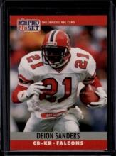 Deion Sanders 1990 Pro Set #36