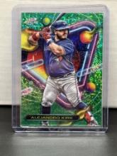 Alejandro Kirk 2023 Topps Chrome Cosmic Green Space Dust (#61/75) Refractor #194