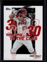 Mike Trout 2023 Topps Welcome to the 30/30 Club Insert #WC-15