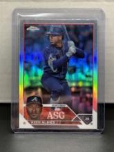 Ozzie Albies 2023 Topps Chrome All Star Game Refractor #ASGC-28
