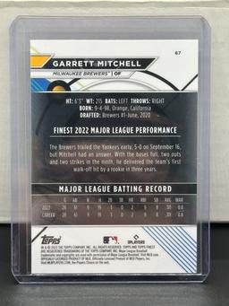 Garrett Mitchell 2023 Topps Finest Rookie RC #67