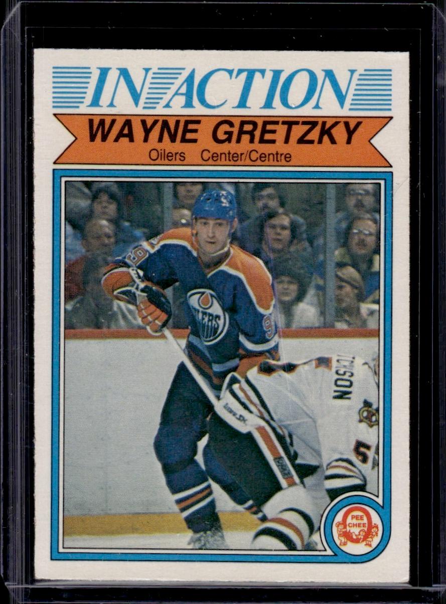 Wayne Gretzky 1982 O Pee Chee In Action OPC #107