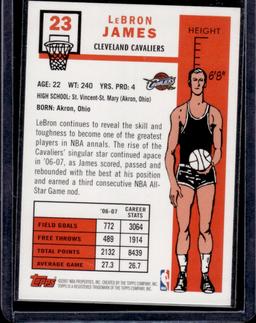 Lebron James 2007 Topps 1957 Design #23