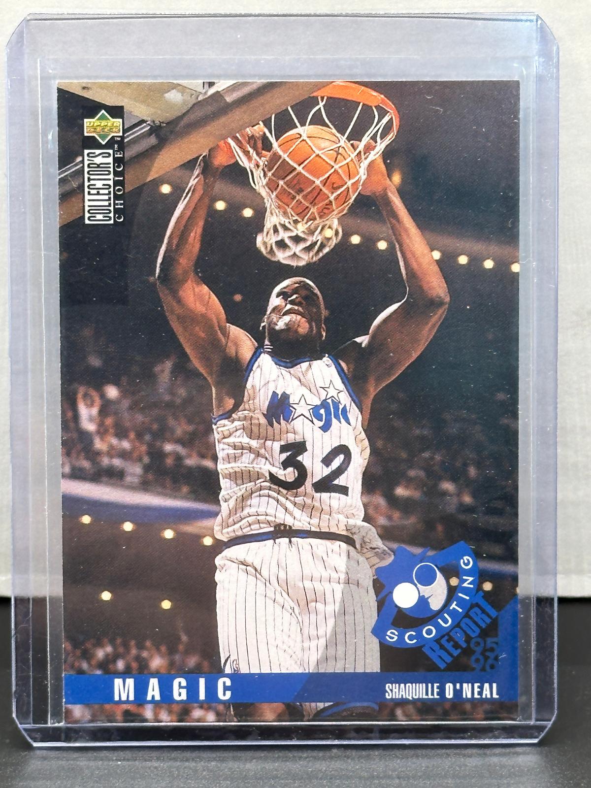 Shaquille O'Neal 1996 Upper Deck Collector's Choice Scouting Report #129