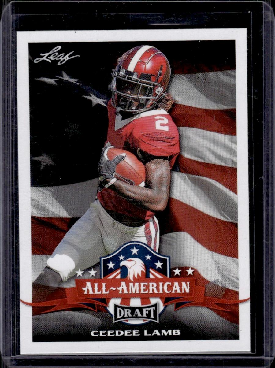 Ceedee Lamb 2020 Leaf All American Rookie RC #66