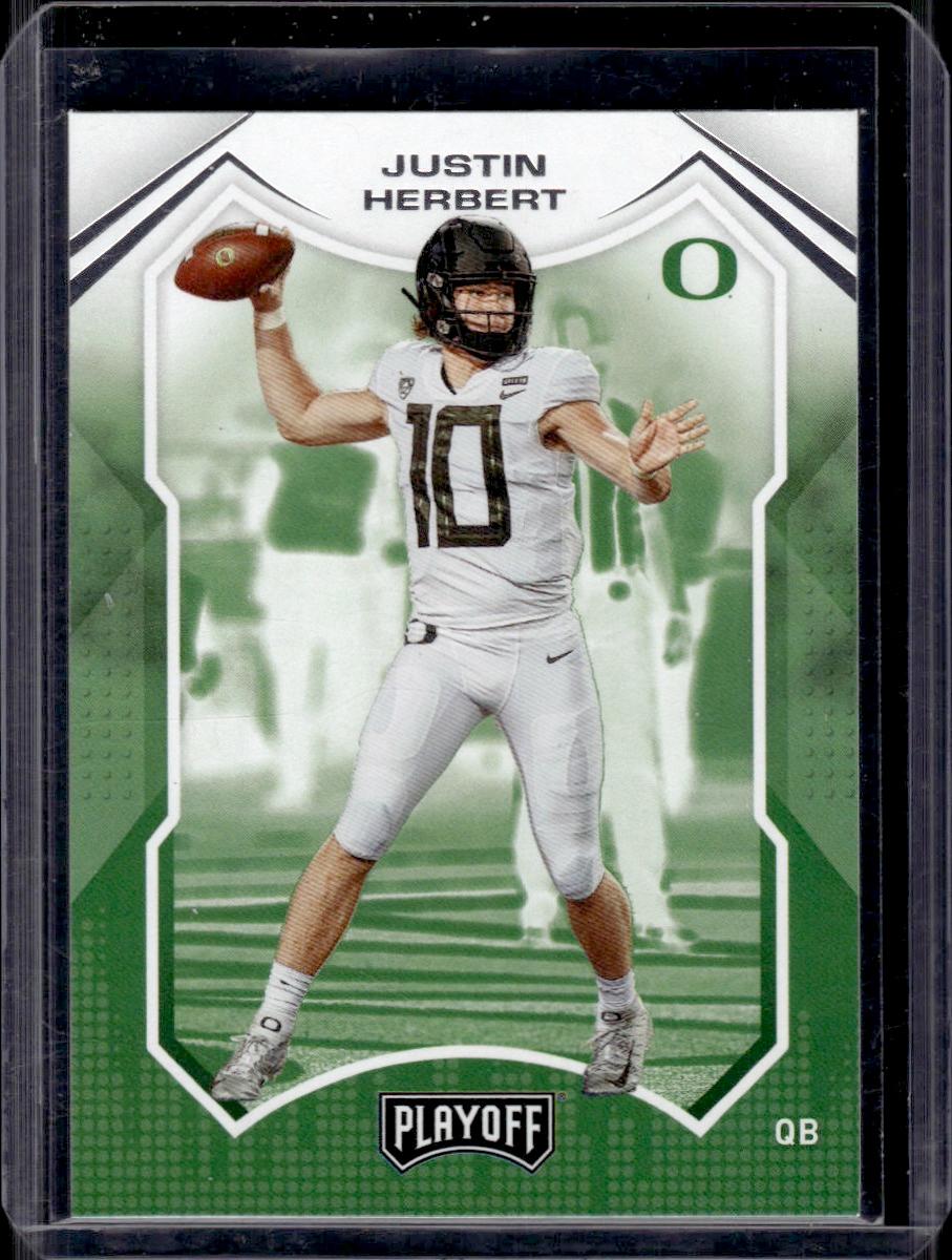 Justin Herbert 2022 Panini Chronicles Playoff Draft Picks #19