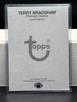 Terry Bradshaw 1980 Topps Large Card Subset #15