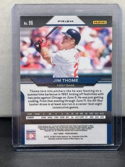 Jim Thome 2021 Panini Prizm Red White and Blue Prizm #96