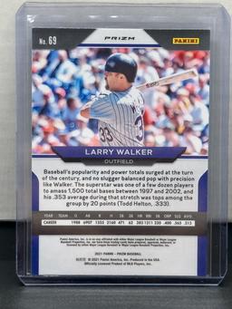 Larry Walker 2021 Panini Prizm Red White and Blue Prizm #69