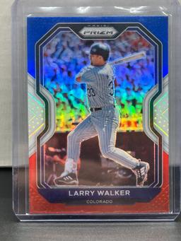 Larry Walker 2021 Panini Prizm Red White and Blue Prizm #69