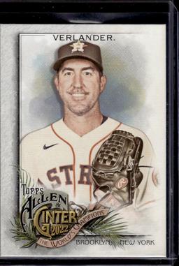 Justin Verlander 2022 Topps Allen and Ginter #51