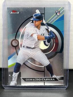 Oswaldo Cabrera 2023 Topps Finest Rookie RC #41