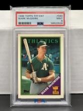 Mark McGwire 1988 Topps Tiffany Rookie Cup PSA 9 MINT #580