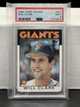 Will Clark 1986 Topps Traded Rookie RC PSA 9 MINT #24T