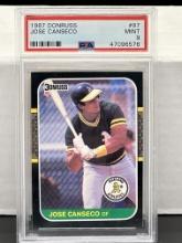 Jose Canseco 1987 Donruss PSA 9 MINT #97