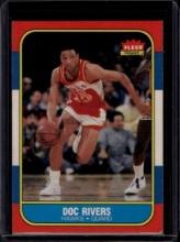 Doc Rivers 1986 Fleer #91