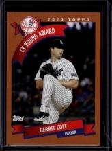 Gerrit Cole 2023 Topps Throwback Thursday Cy Young Award #141