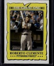 Roberto Clemente 2021 Topps Heritage The Great One Insert #GO-12