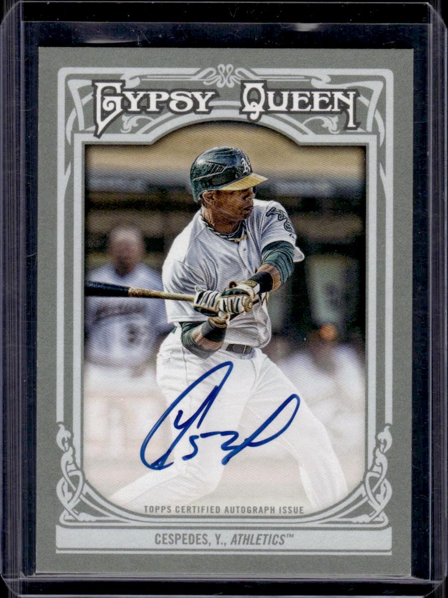 Yoenis Cespedes 2013 Topps Gypsy Queen Auto #GQA-YC