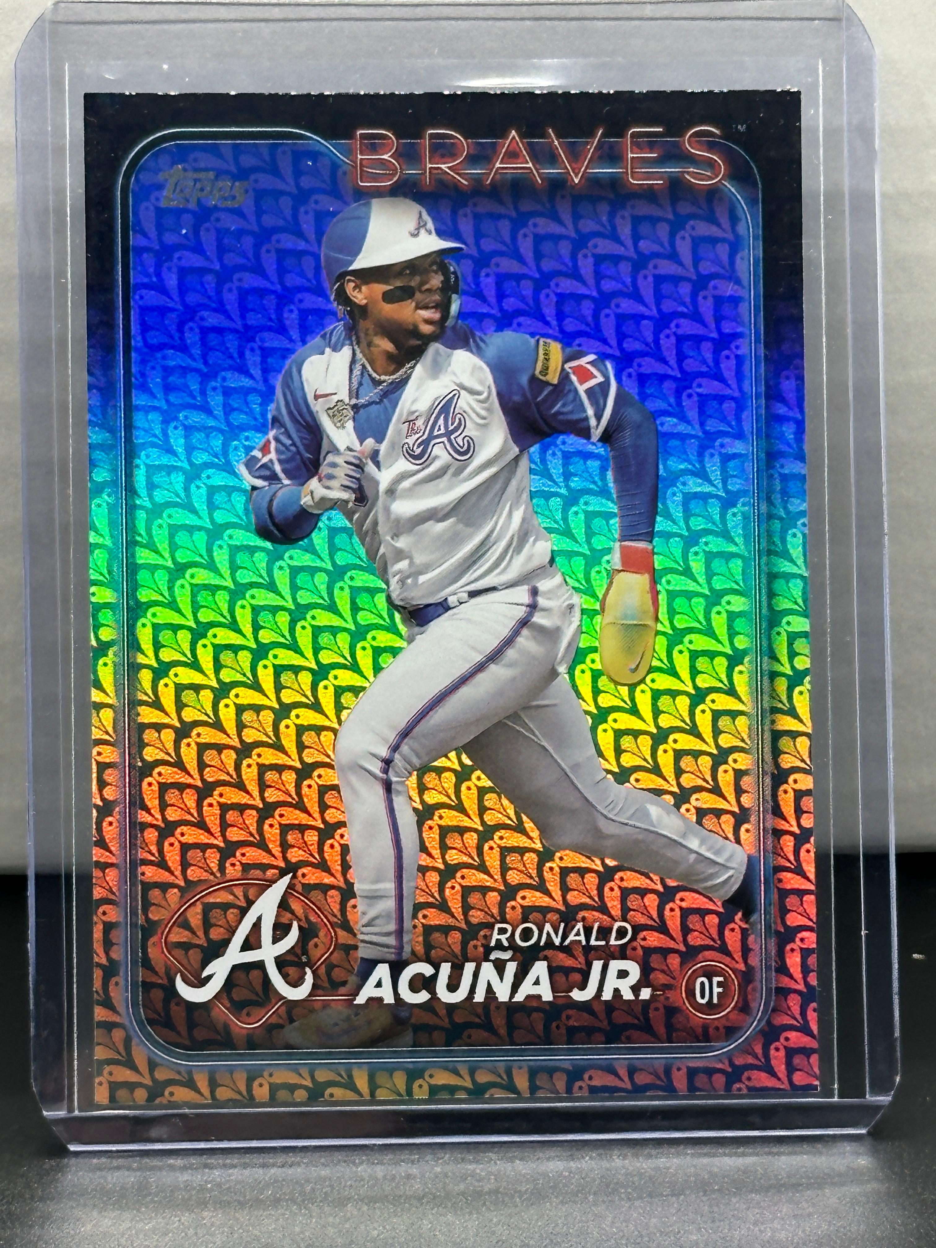 Ronald Acuna Jr. 2024 Topps Holiday Parallel #1