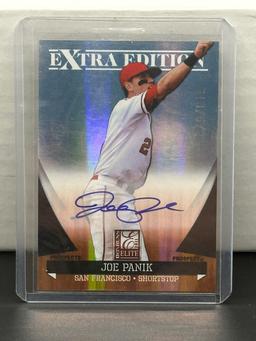 Joe Panik 2011 Panini Donruss Elite Extra Edition (#513/572) Rookie RC Auto #P-11