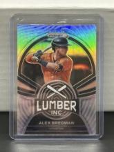 Alex Bregman 2022 Panini Prizm Lumber Inc. Silver PRizm Insert Parallel #LI-10