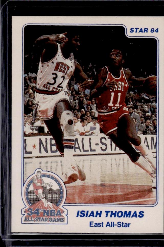 Isiah Thomas 1984 Star All Star Denver Police Card #11