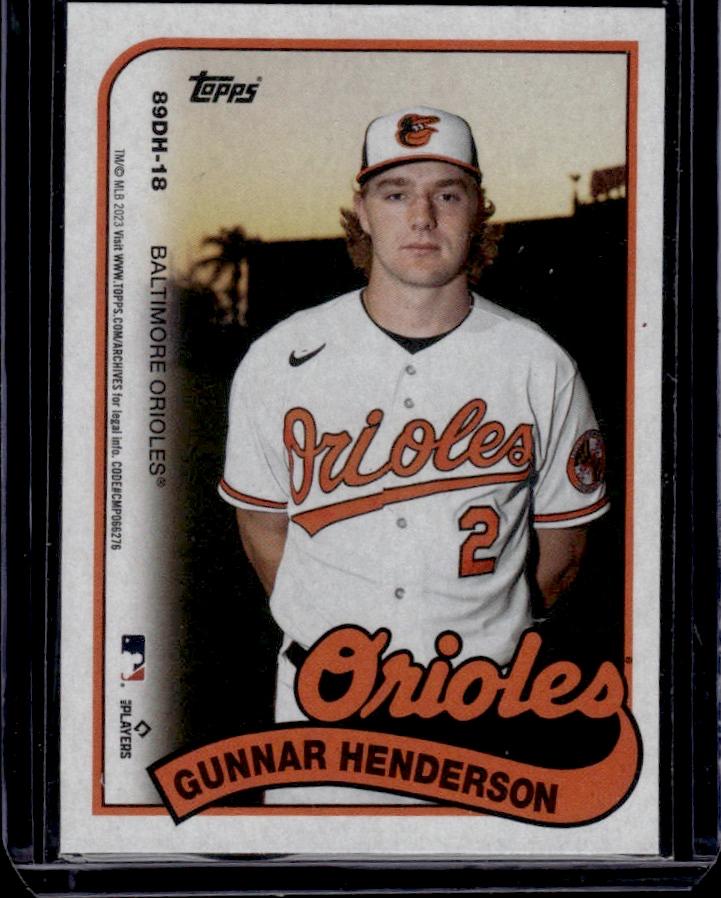 Gunnar Henderson Adley Rutschman 2023 Topps Archives Doubleheaders RC Insert #89DH-18