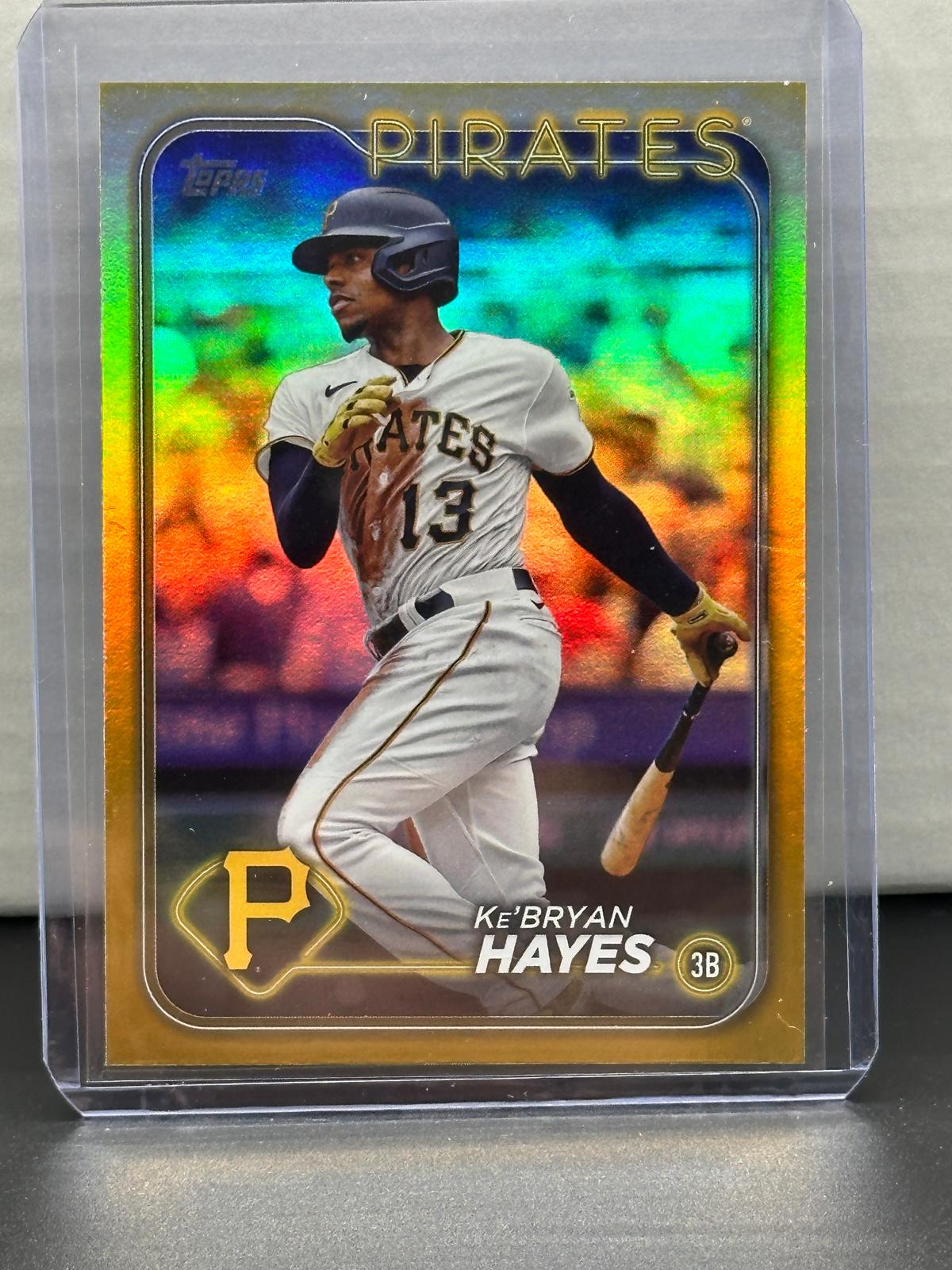 Ke'Bryan Hayes 2024 Topps Gold Foil Parallel #218