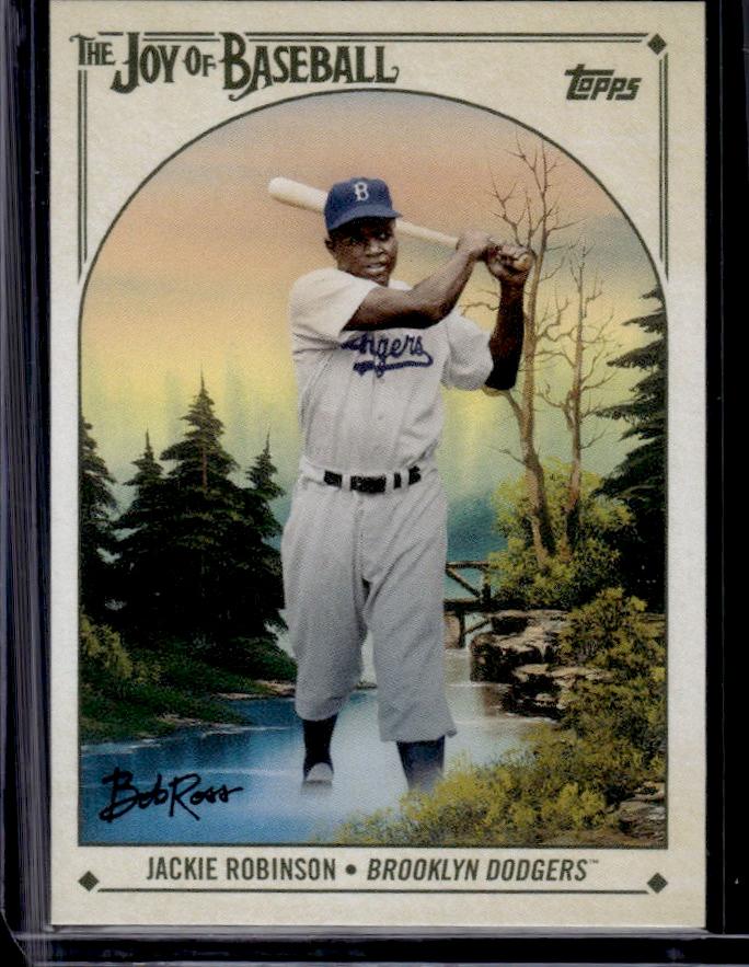 Jackie Robinson 2023 Topps Bob Ross The Joy of Baseball #45