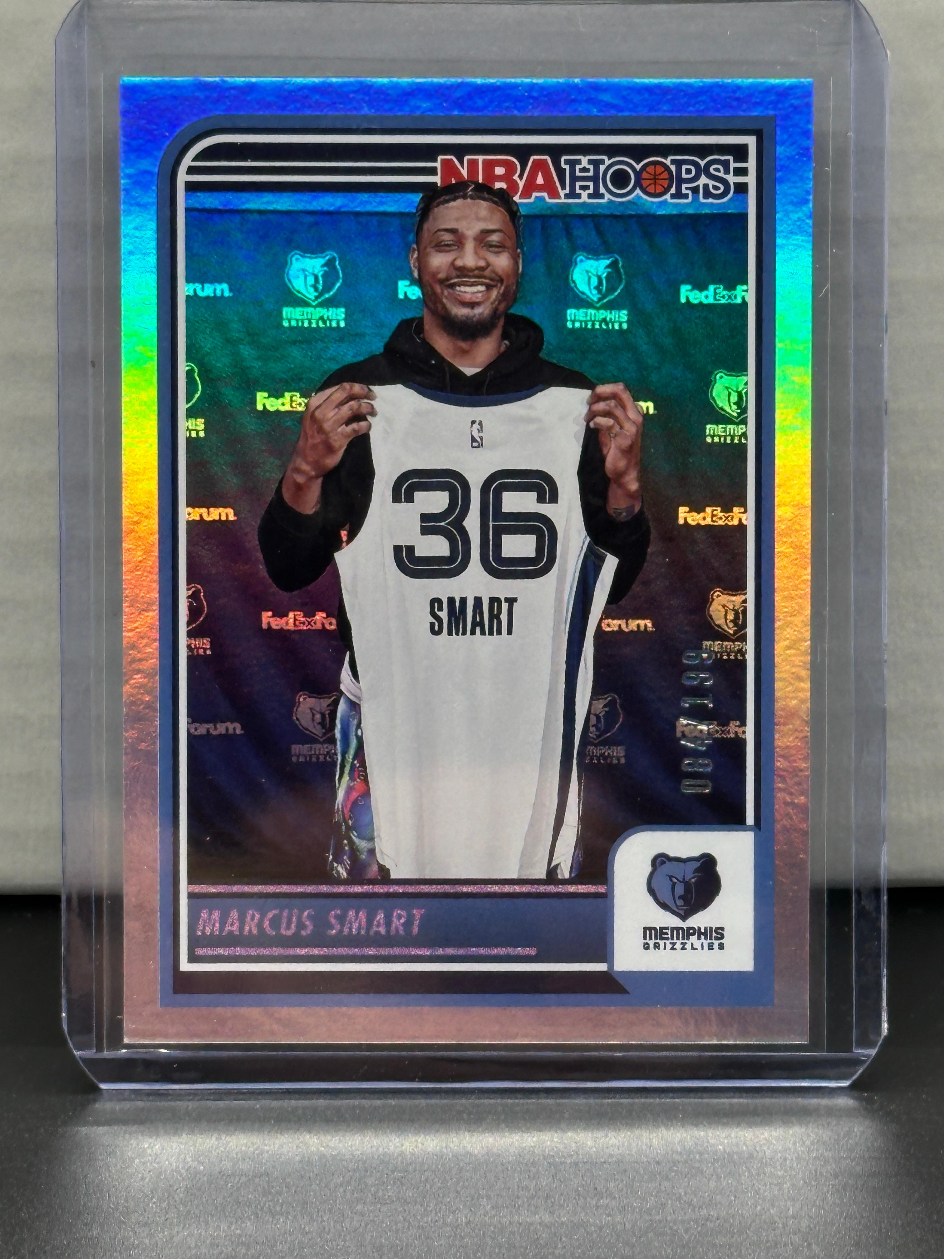 Marcus Smart 2023-24 Panini NBA Hoops Foil Parallel #111