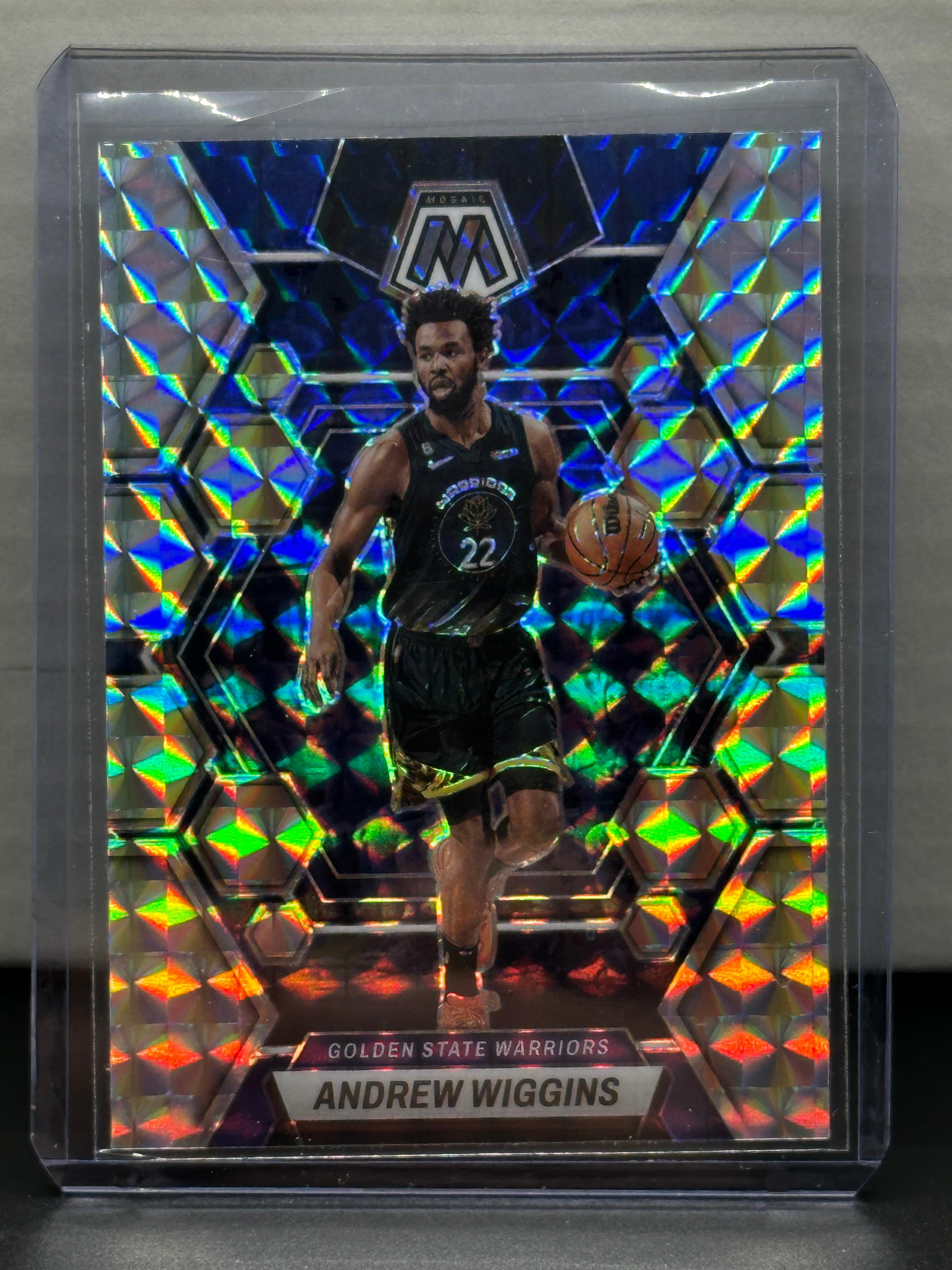 Andrew Wiggins 2022-23 Panini Mosaic Silver Mosaic Prizm #40