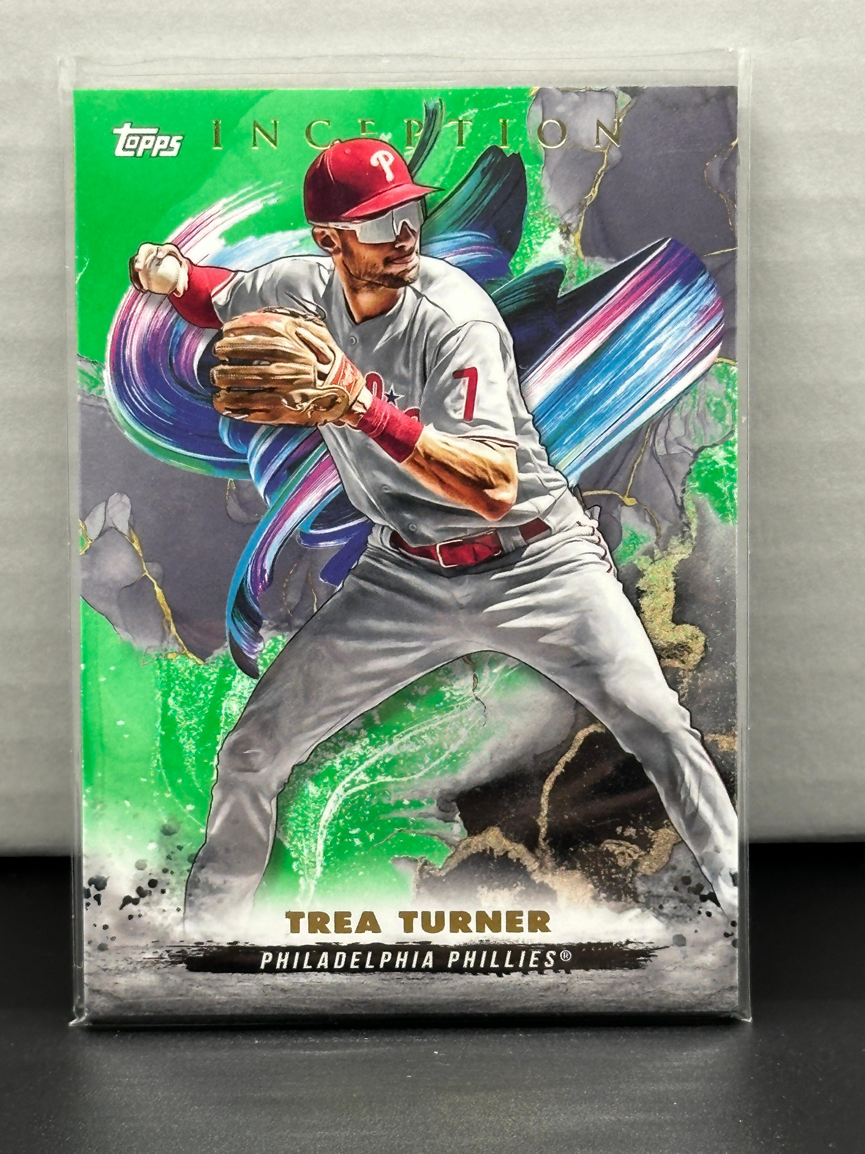 Trea Turner 2023 Topps Inception Green Parallel #68