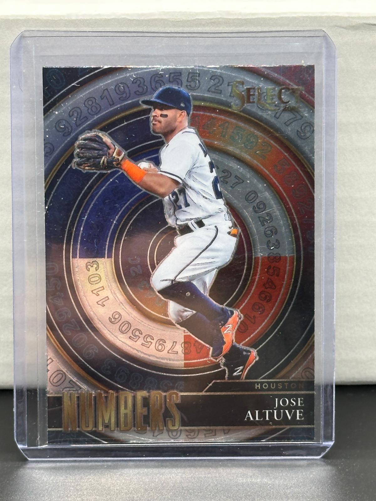 Jose Altuve 2022 Panini Select Numbers Insert #SN5