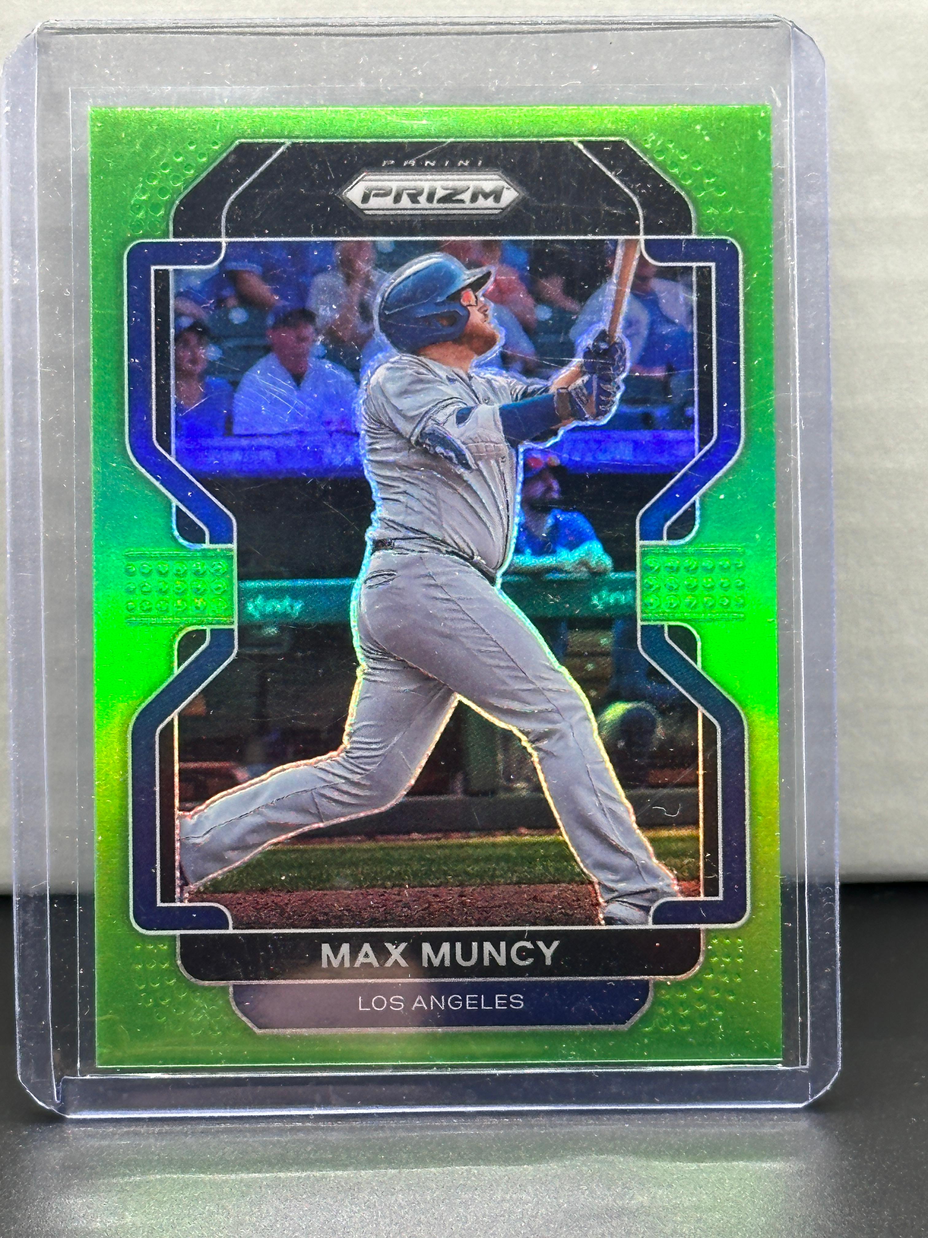 Max Muncy 2022 Panini Prizm Lime Green (#98/125) Prizm #42