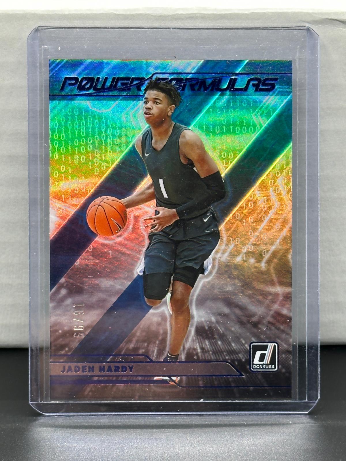 Jaden Hardy 2022 Panini Chronicles Donruss Draft Picks Power Formula (#16/99) Foil #PF-JHA