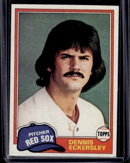 Dennis Eckersley 1981 Topps #620