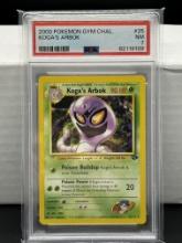 Koga's Arbok 2000 Pokemon Gym Challenge PSA 7 NM #25