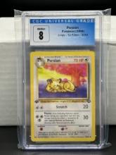 Persian 1999 Pokemon Jungle 1st Edition CGC 8 NM/Mint