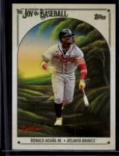 Ronald Acuna Jr. 2023 Topps Bob Ross The Joy of Baseball #11