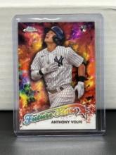 Anthony Volpe 2023 Topps Chrome Future Stars Rookie RC Refractor Insert #FSU-6