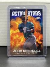 Julio Rodriguez 2023 Topps Chrome Action Stars Refractor Insert #ASC-20